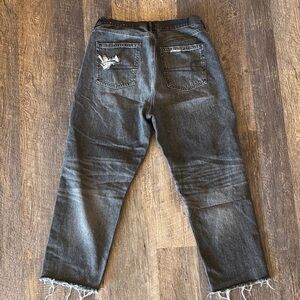 American Eagle Outfitters Gray Highest Rise 90’s boyfriend jeans